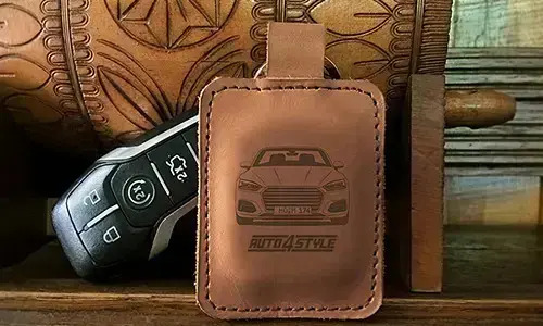 gallery-keychain-leather-quadrangular-car silhouette-2