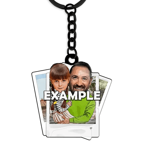 Personalised Keychain Comic Photo