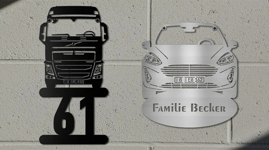 House-Number-Car-Silhouettes-Milled-Metal