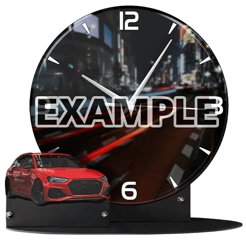 table clock car motorbike