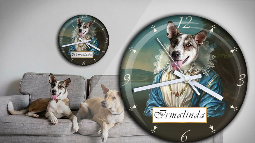 Wall Clock Pet Royal